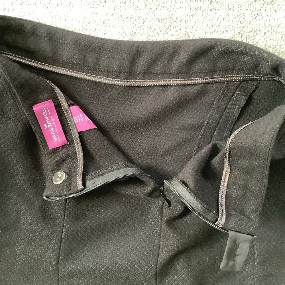 The Savile Row Co. London Black Mini Skirt Sz. 0 - Picture 5 of 5